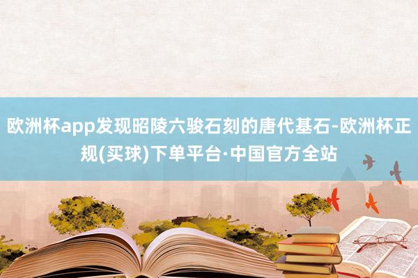 欧洲杯app发现昭陵六骏石刻的唐代基石-欧洲杯正规(买球)下单平台·中国官方全站