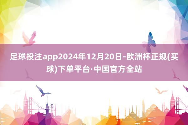 足球投注app2024年12月20日-欧洲杯正规(买球)下单平台·中国官方全站